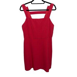 Nicole Miller Women's  Coral Cocktail Dress W/ Bow Detail On Strap  Sz 12 NWT